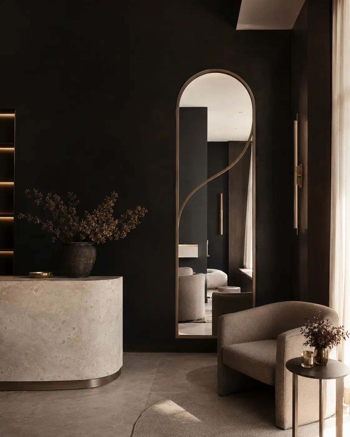 Ambiente acolhedor da Sommo Beauty House